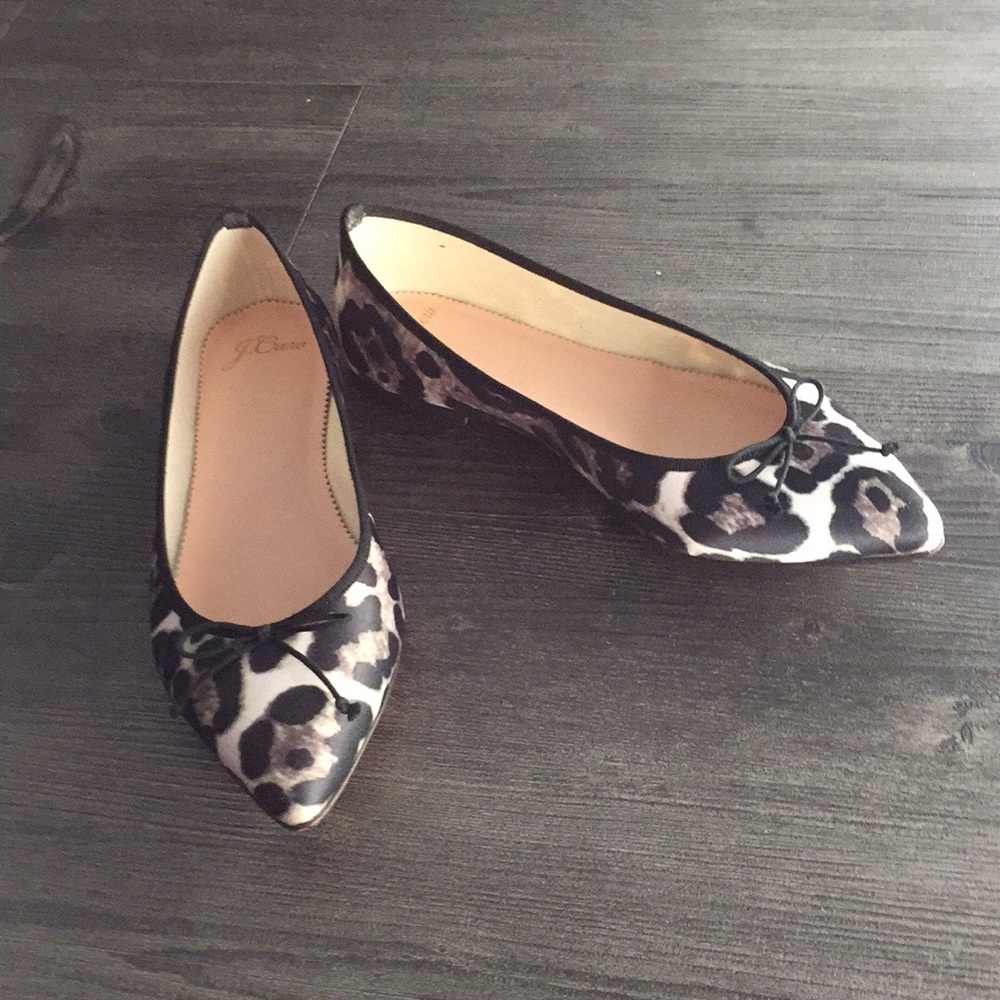 New J.Crew Leopard Ballet Flat